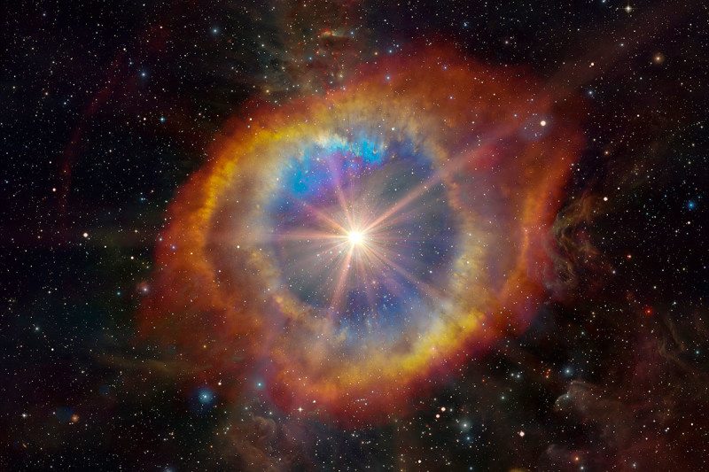 Immagine di una Supernova